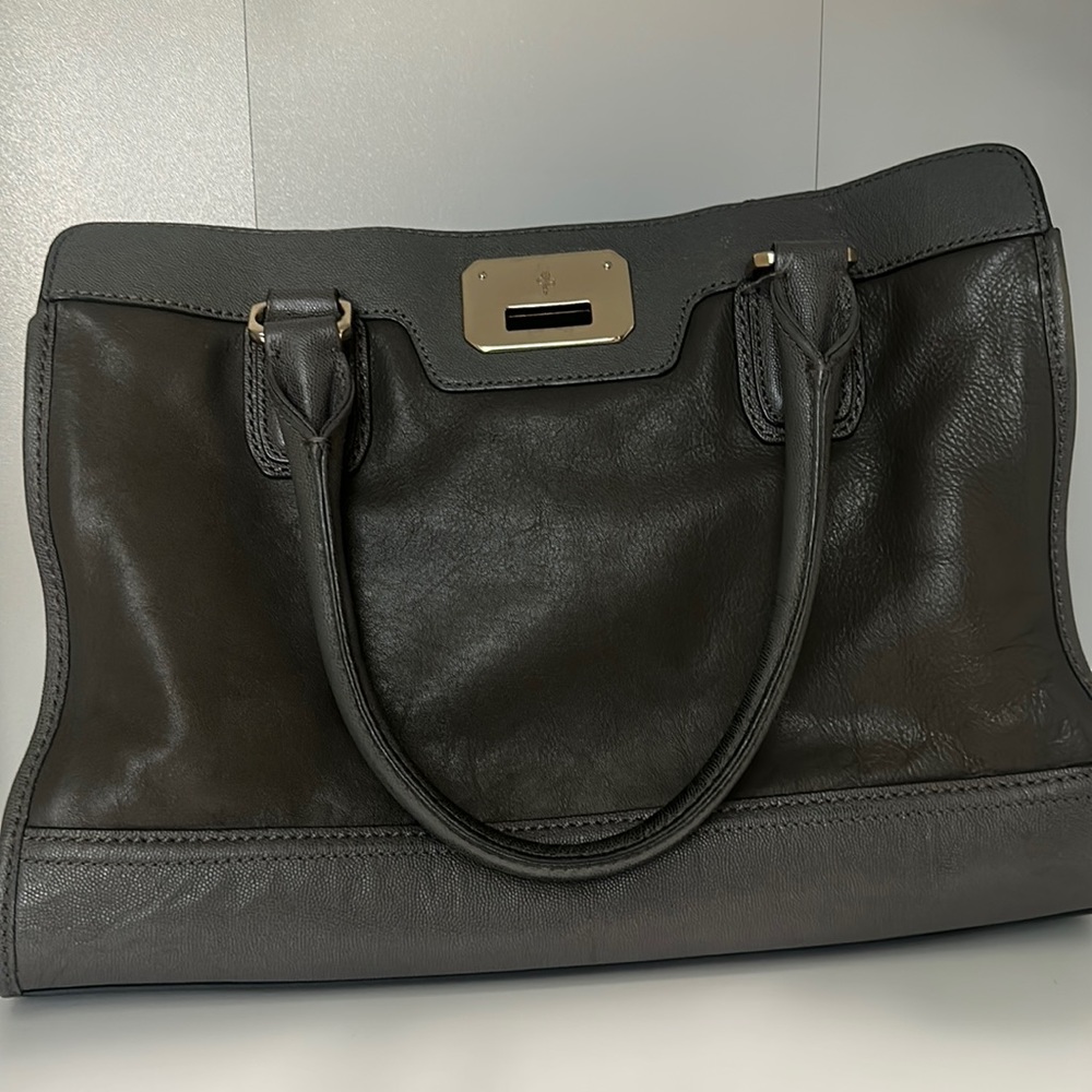 Cole Haan Leather Tote Gray